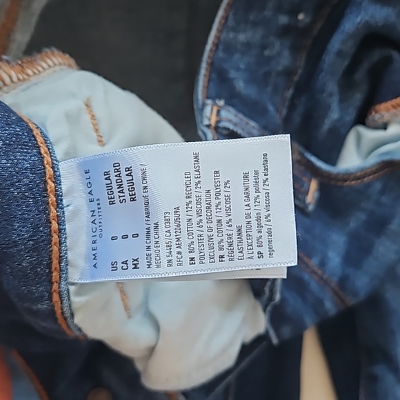 American Eagle Skinny Jeans Size 0 - Picture 5 of 7